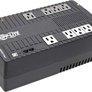 700 VA/350W 8 SALIDAS NE 120 V AC 1U MONTAJE RACK 3USB-A 1 USB-C LCD DISPLAY UPS COMPACTA LITIO