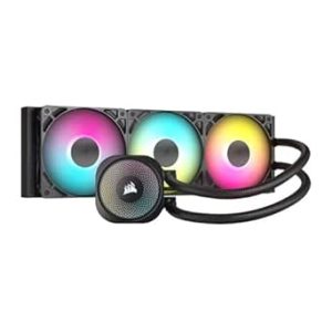 Corsair Nautilus 360 Rs Argb Refrigeración Líquida para Cpu de 360 Mm, Conexión Directa a la Placa Base, Compatible con Intel Lga 1851/1700 y Amd Am5/am4, 3 Ventiladores Rs120 Incluidos, Negro