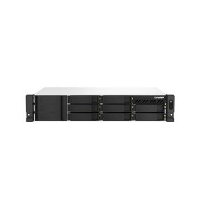 SERVIDOR NAS QNAP TS-873AEU - RP -46 - US/ 2 BAHIAS/ 2X4TB / 4GB / AMD RYZEN V1500B/ DUAL PORT SFP + 10GBE / KIT DE RIELES